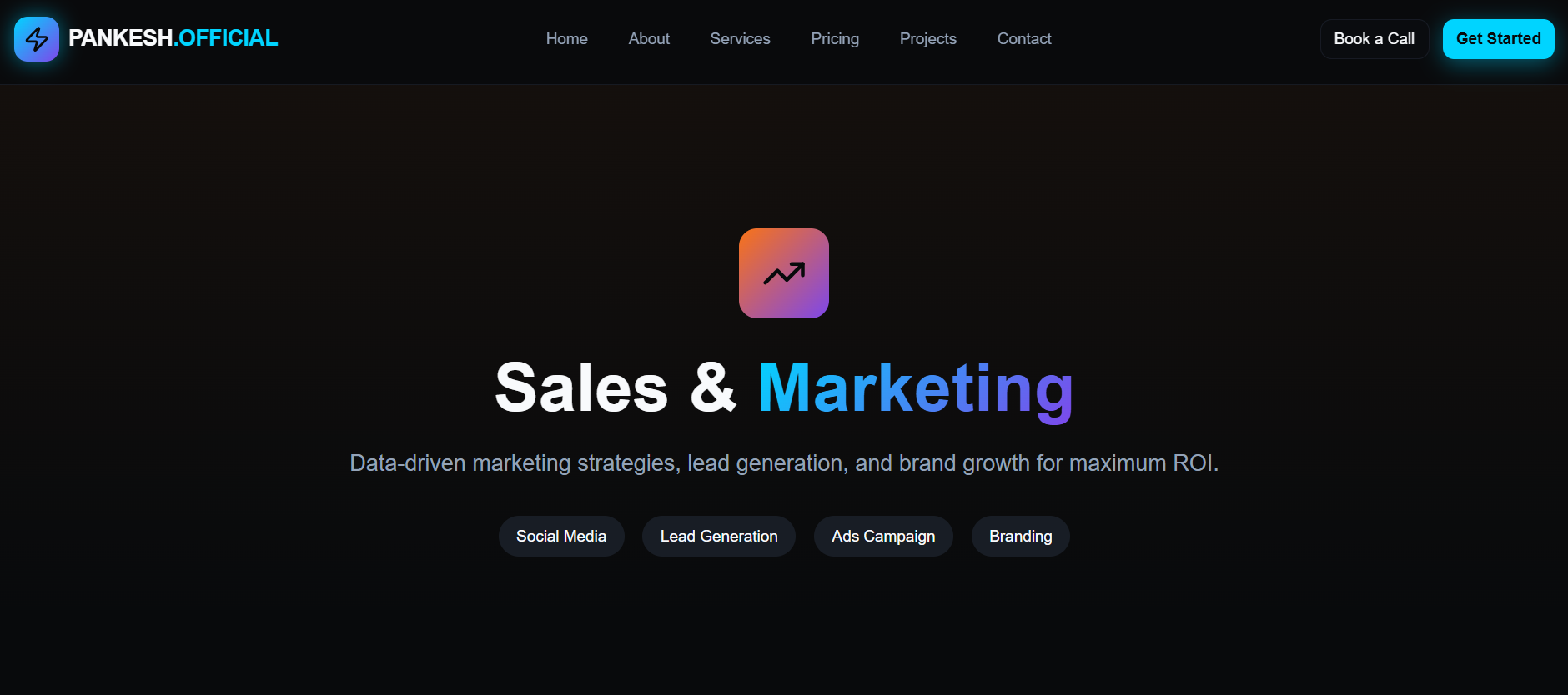 Sales & Marketing Website